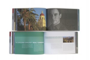 Stanford MBA brochure open